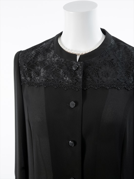 ヨーガンレール★シルク100% チャイナ　ジャケット　フォーマル　ブラック ヨーガンレール☆シルク100% チャイナ ジャケット フォーマル