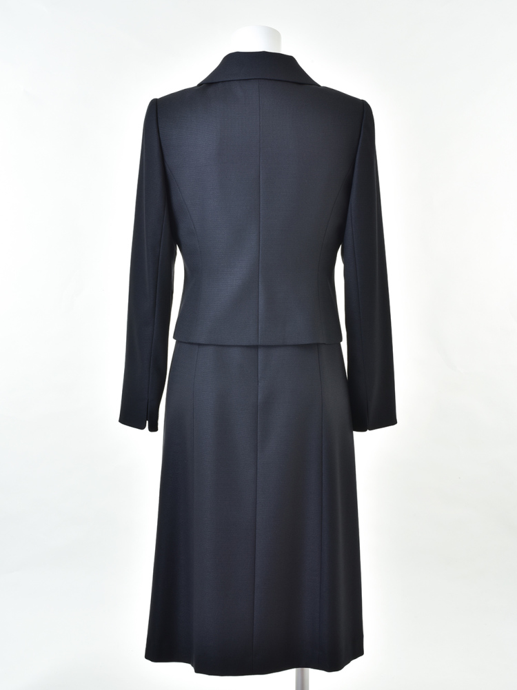 新品♡ビジュー衿取り外しアンサンブル フリルカラーアンサンブル【シルブラック】 (Y1503623) | PARISSIMA
